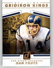 2017 Panini Donruss All-Time Gridiron Kings Dan Fouts #21 LAC