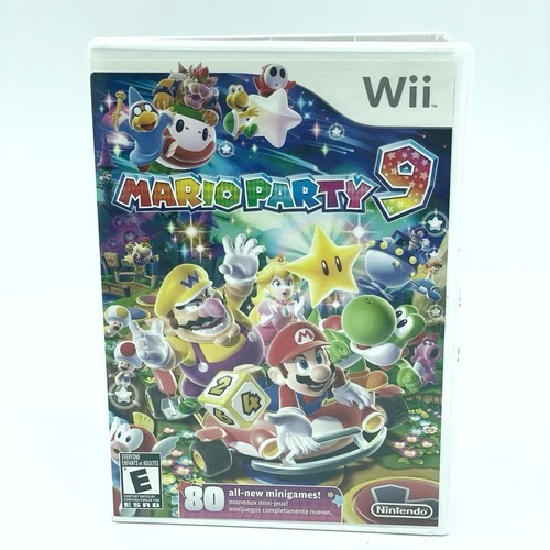 Mario Party 9 (Nintendo Wii, 2012) Complete with Manual Tested CIB Working