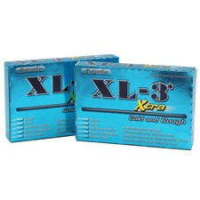XL-3 Xtra Cold  Cough, Helps Relieve Cough and Cold Symptoms, 2-Pack, Boxes
