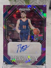 2024-2025 Panini Prizm Draft- Legacy Signatures Ty Jerome Purple Ice Prizm /99