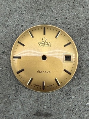 #1875 OMEGA GENEVE AUTOMATIK GOLD ZIFFERBLATT DIAL 29,6mm CADRAN