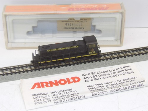 Interruptor diésel Arnold escala N Canadian National #8132 Alco S-2 5071-funciona áspero | Zustand: Used