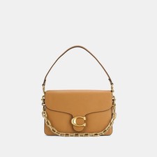 COACH Japan CAF52 Chain Tabby Shoulder Bag Crossbody Bag Honey Brown Leather