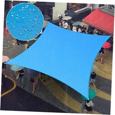  Square Waterproof Sun Shade Sail UPF50+ AMWTPS9.5 Canopy 9.5' x 9.5' Blue