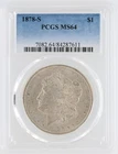 1878-S Morgan Silver Dollar PCGS MS64 S$1 San Francisco Minted No Reserve