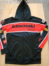 Kawasaki Engines zip up hoodie sweatshirt - Black Men's sz XL- EUC