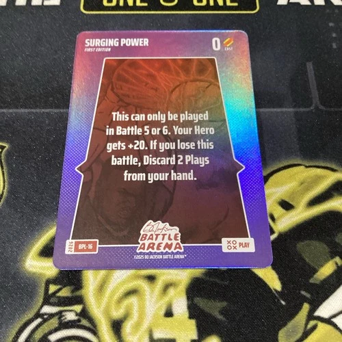 Bo Jackson Battle Arena 2026 Bonus Play “Surging Power” BPL-16