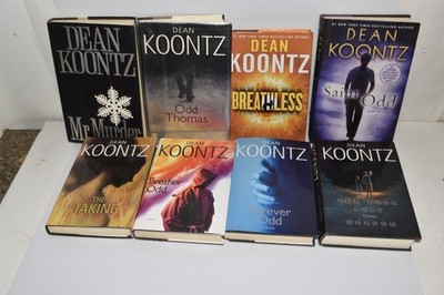 DEAN KOONTZ LOT OF 7 HARDBACK NOVELS BOOKS -FOREVER ODD BROTHER TAKING   (CIJ31)