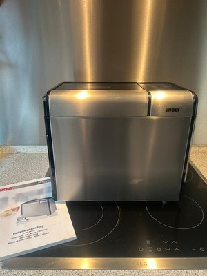UNOLD Backmeister 68415-Top Edition-Brotbackautomat-Edelstahl/Schwarz- OVP