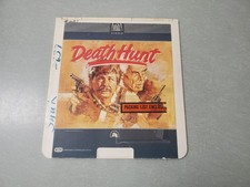 Vintage Video Disc Death Hunt Charles Bronson CED 1980s Movie Display Wall Art