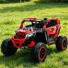 24V Kids Ride On UTV Off-Road Car 4 Wheeler Electric Vehicle Toy w/ Remote Red