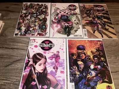 Fallen Angels Volume 2  Set #1 2 3 4 5 (2020 Series Marvel) Bryan Hill Psylocke