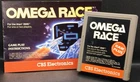 Omega Race Atari 2600 Game Cartridge By CBS Electronics Ram Plus 1983 & Manual