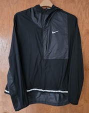 Nike Running Lightweight Overhead Jacket Ladies Size XL Black