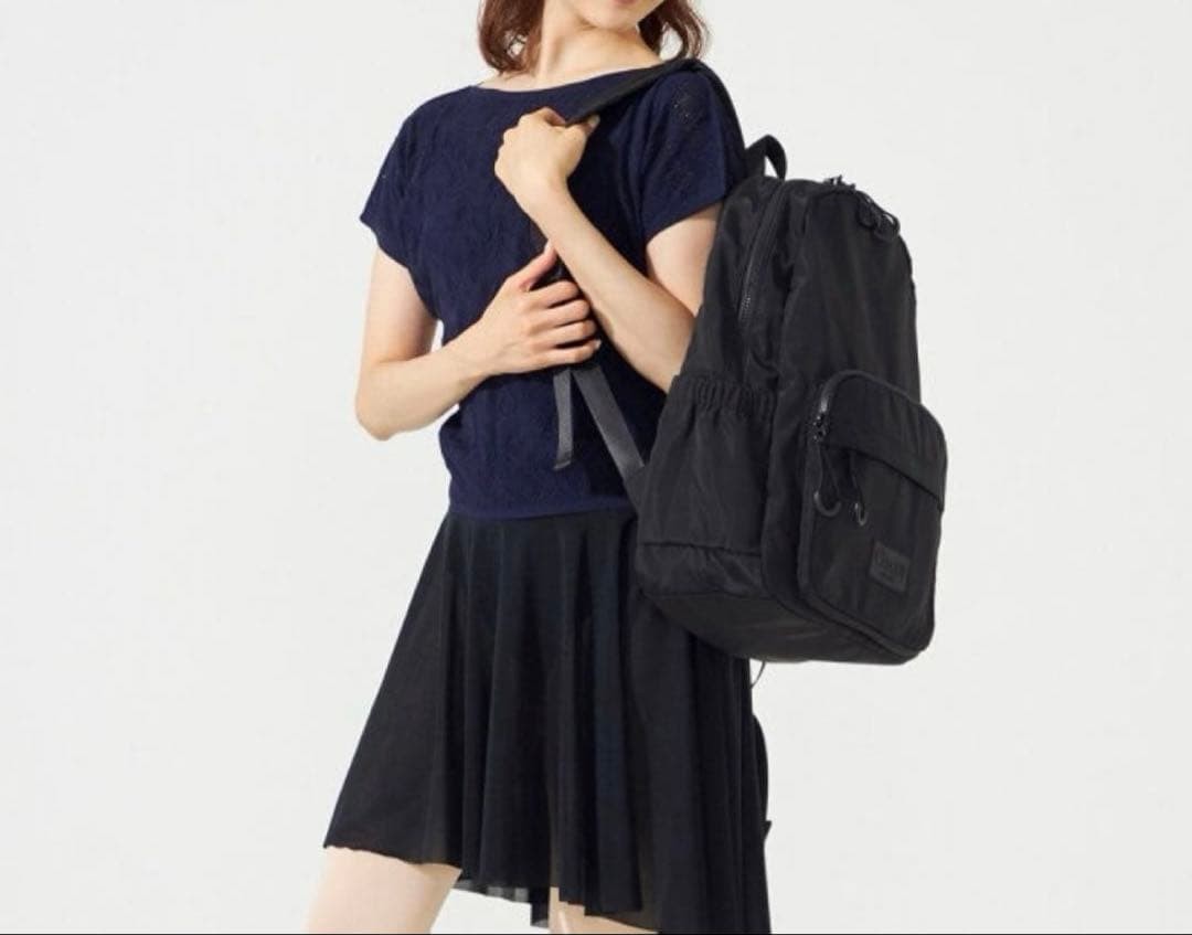 Chacott BALANCE Basic Backpack Black Lightweight … - image 2