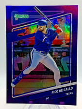 2021 Donruss Baseball Joey Gallo Holo Purple #189 Nickname Variation