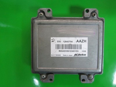 ECU Engine Control Unit Opel Meriva 1.4 12643754 AAZH ACDELCO E83