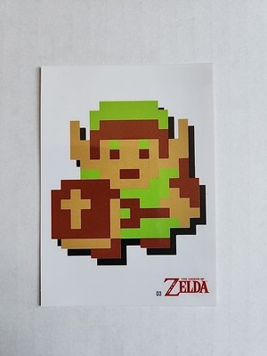 Legend of Zelda The Trading Card Enterplay 2016 Decal Sticker D3 Link