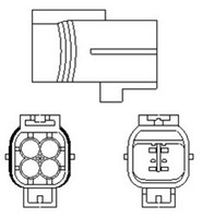 Magneti Marelli Lambdasonde Sensor Abgassteuerung 466016355163 FüR Opel Agila EX