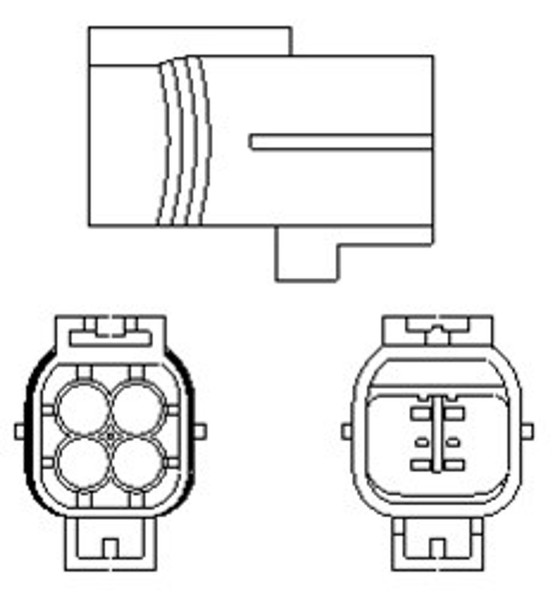 Magneti Marelli Lambdasonde Sensor Abgassteuerung 466016355163 FüR Opel Agila EX-image