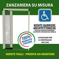 ZANZARIERA R40 PROFESSIONALE PER PORTA - FINESTRA - ZANZARIERE SU MISURA