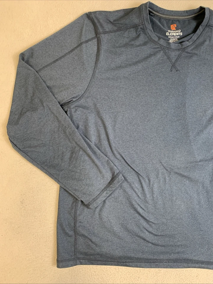 Camisa Rugged Elements para hombre talla X-grande manga larga cuello redondo utilidad duradera Foto 2 de 4