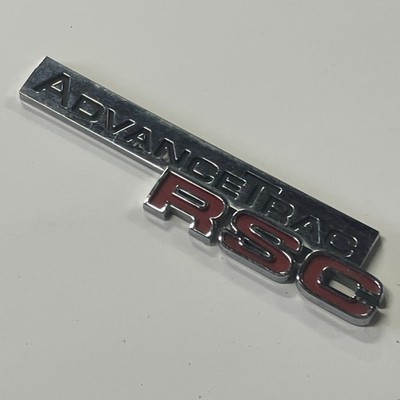 FORD EXPLORER ADVANCETRAC RSC EMBLEM LOGO CHROME BADGE OEM - As Removed