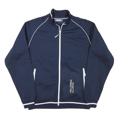 CLIQUE Herren Navy Blau Zip Jacke L Polyestermischung Track Sport Freizeit