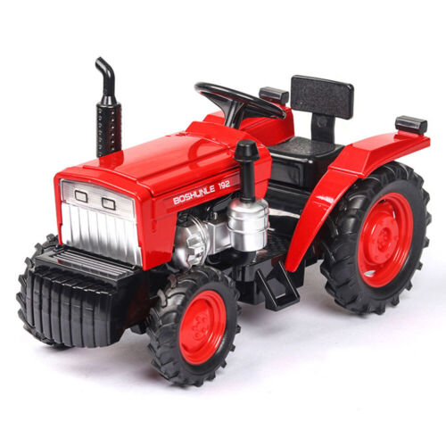 1:32 Farm Tractor Trailer Truck Toy Diecast Toys for Kids Boys Sound Light Red - Picture 1 of 9