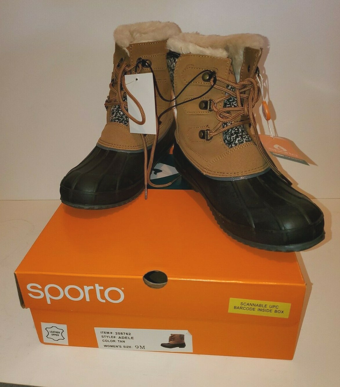 sherpa lined duck boots