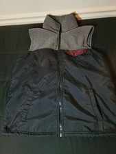 Nomad Outdoor Full Zip Up Puffer Vest Jacket Size Mens X-Large Black Gray