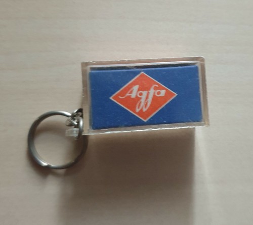 Vintage AGFA Photo Camera Keyring Keychain 1960s Rapid Agfacolor Logo - Picture 3 of 3