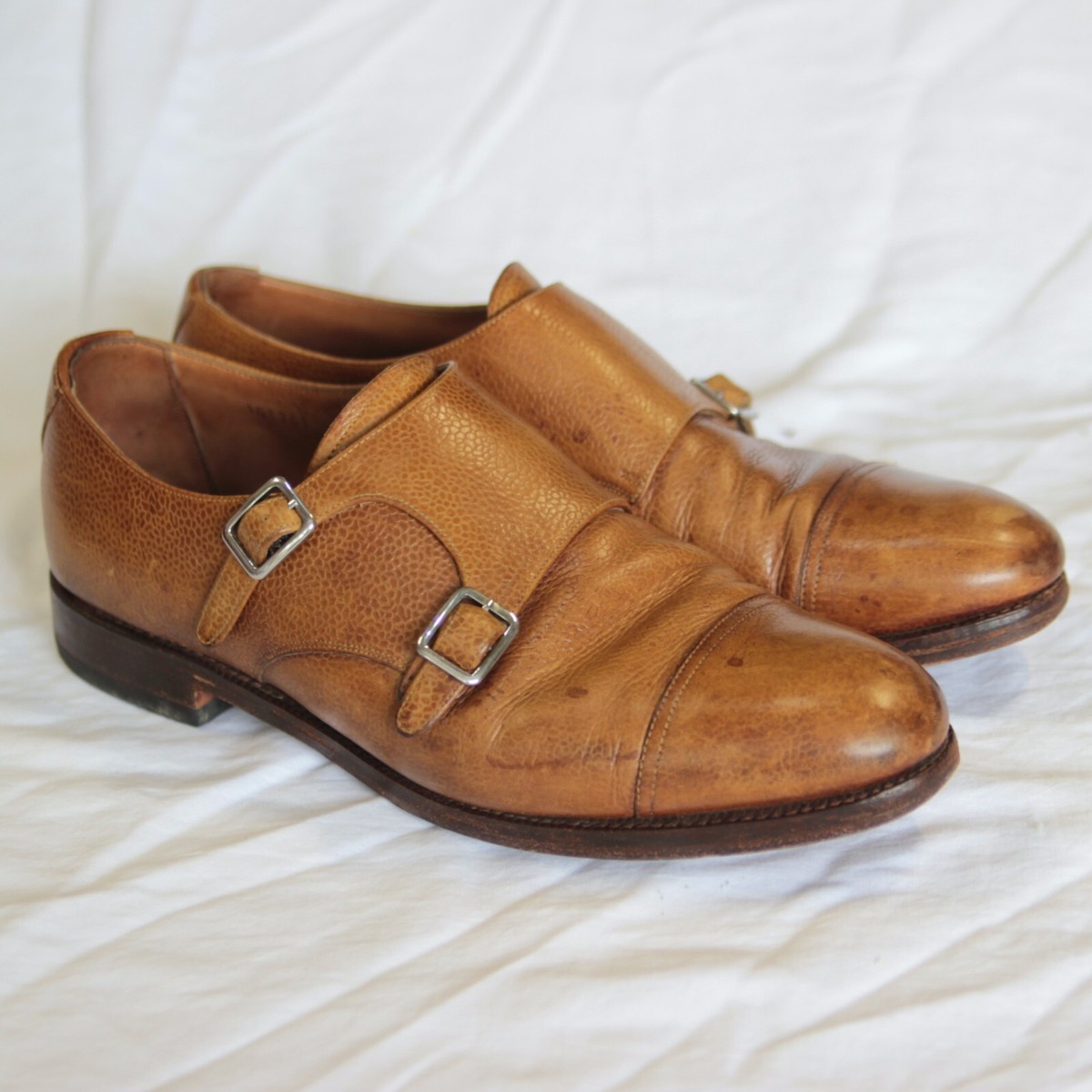 Meermin Double Monk Strap Initial Impressions] Meermin Mallorca Gold Museum Calf  main image 2