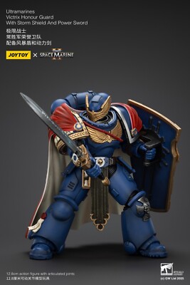 Action Figure Warhammer 40k Ultramarines Victrix Honour Guard 1/18 | JOYTOY Ufficiale 12,7 Cm