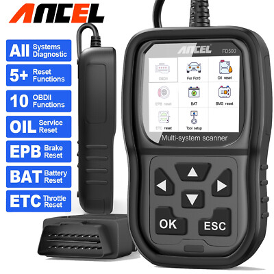 For Ford All System OBD2 Scanner EPB Oil Reset Battery Registration Diagnostic