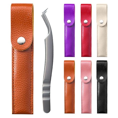 Eyelash Holder Collection Tweezer Holder Leather Case Extension