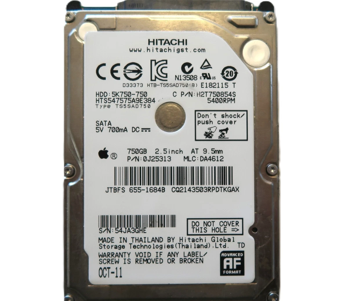 SATA III 750 GB Hitachi Internal Hard Disk Drives for sale | eBay