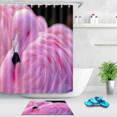 Orgeous Birds Waterproof Bathroom Polyester Shower Curtain Liner Water Resistant