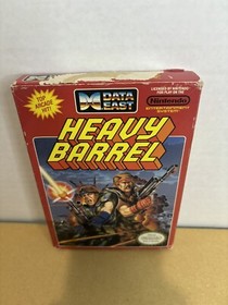 Heavy Barrel (Nintendo Entertainment System, NES 1990) Complete W/Box & Manual
