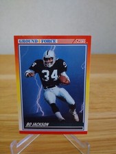 1990 Score Bo Jackson Ground Force #330 Los Angeles Raiders