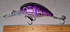#4 Jackall Aragon COPY FLOATING SRMR Jointed PURPLE/SIL Crankbait 3.25" DeepDive