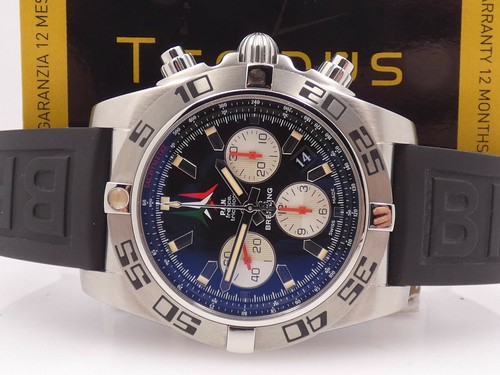 BREITLING CHRONOMAT PAN FRECCE TRICOLORI AB0110 LIMITED EDITION BOX\u0026PAPERS  WATCH | eBay