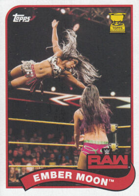 Ember Moon 2018 Topps Heritage WWE All Star Rookie Card #98