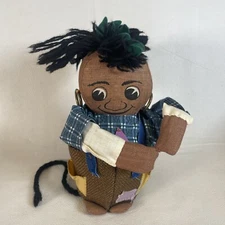 M. Buhler Signed Fabric Folk Art Doll