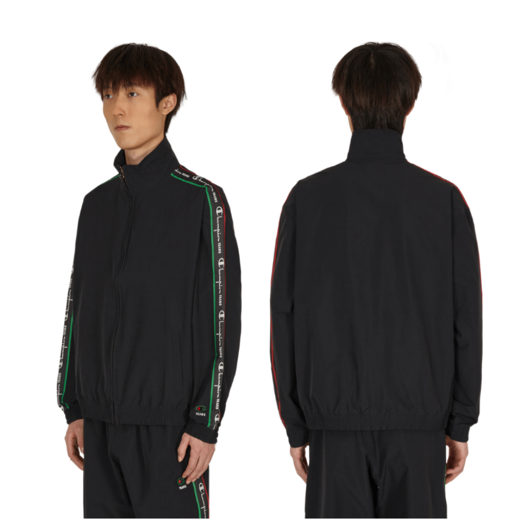 NWT Champion Denim Tears Mens Black Full Zip Track Jacket NWT Champion Denim Tears Mens Black Full Zip Track Jacket