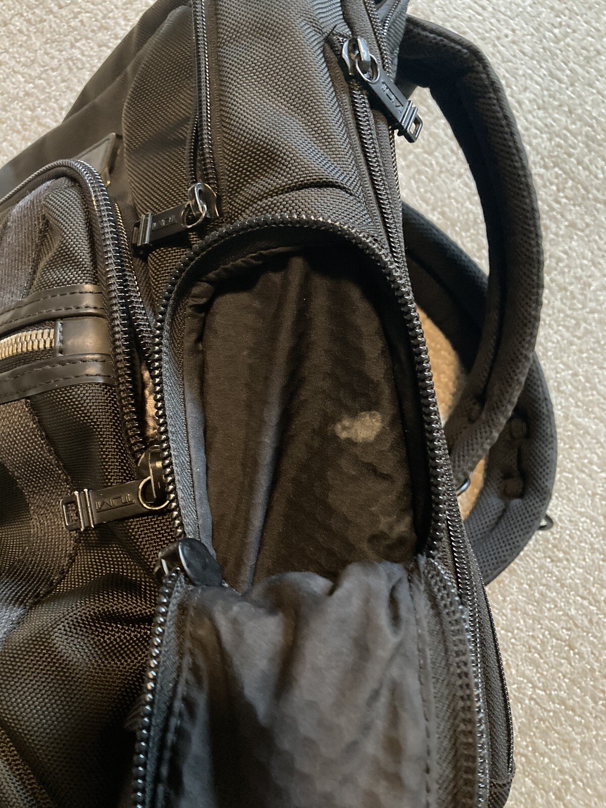 Tumi Alpha Bravo Backpack - Expandable Nathan Black Laptop Business Bag