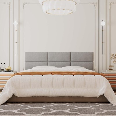 18pcs EVA Headboard Wall Protectors - Anti-Vibration Pads To Stop Bed Noise & Protect Walls