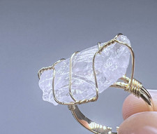 Clear Quartz Sterling Silver Crystal Ring