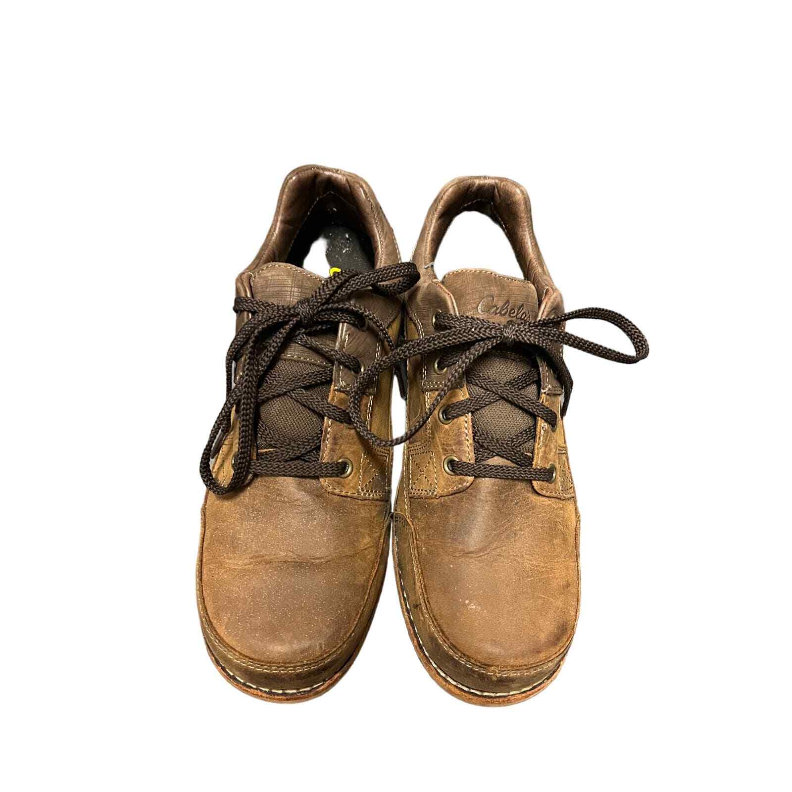 Cabelas Men's Leather Vibram Oxford Shoes Hiking Outd… Gem