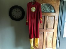 Vintage FLASH DC Comics Halloween Costume Rubies's USA Large
